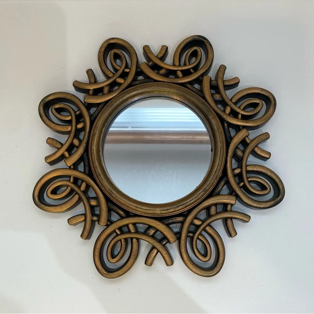 Decorative Wall Hanging Bronze Mirror Set